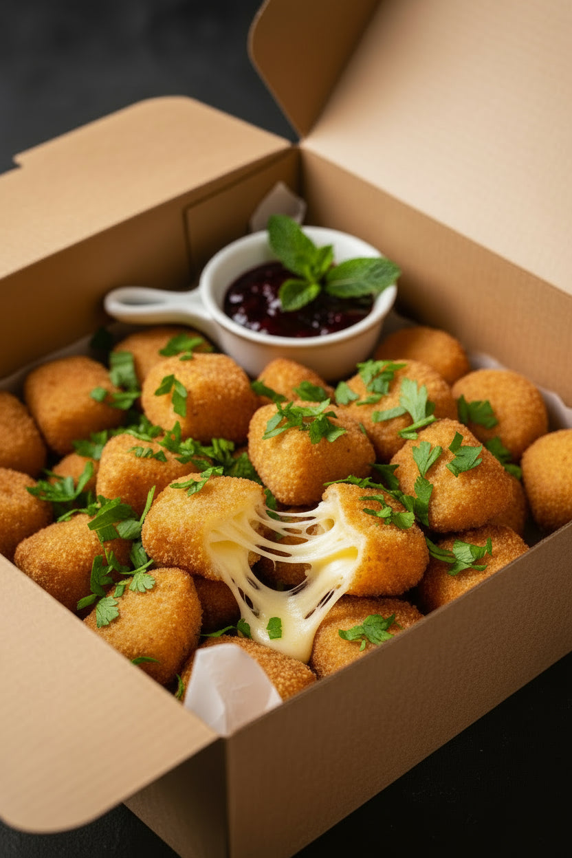 Crumbed Camembert Box
