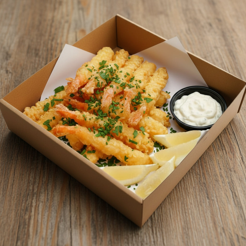 Crumbed Torpedo Prawn